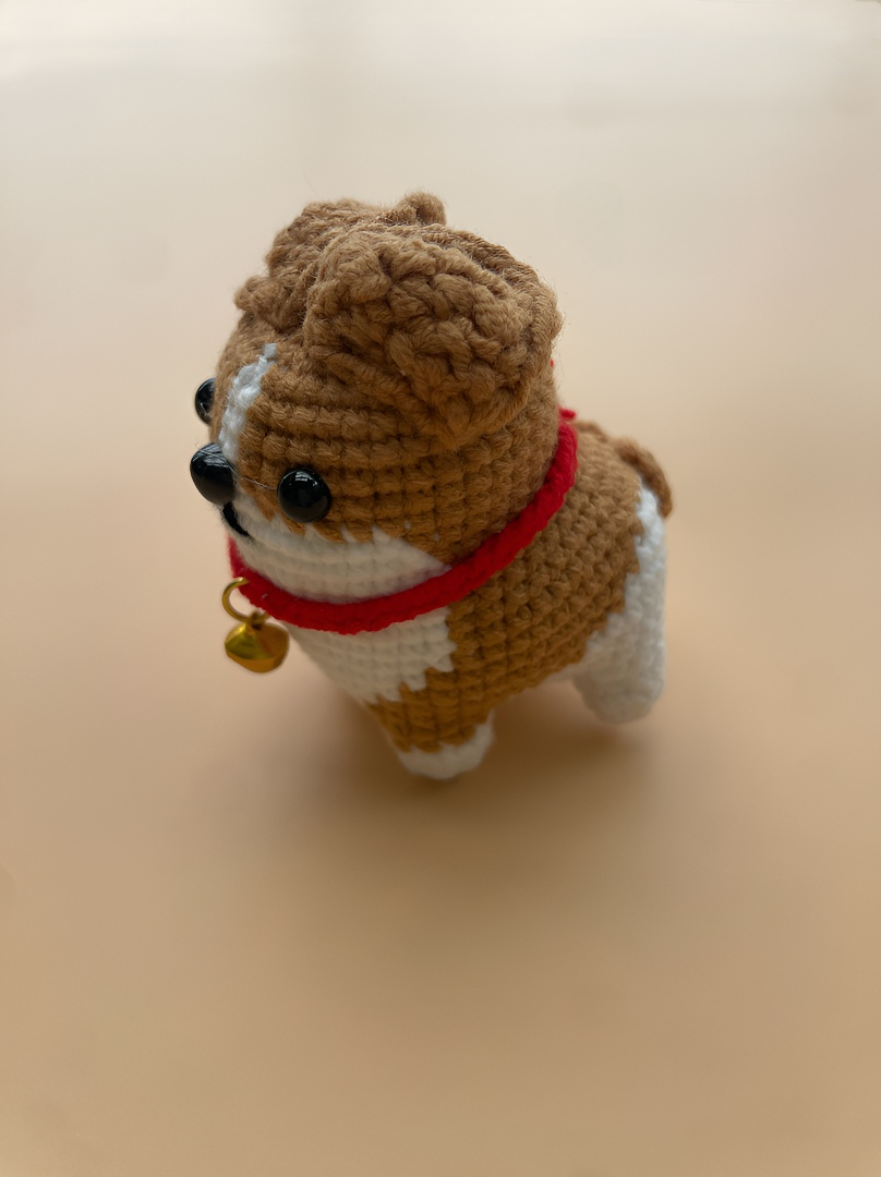 crocheted dragon fruit girl