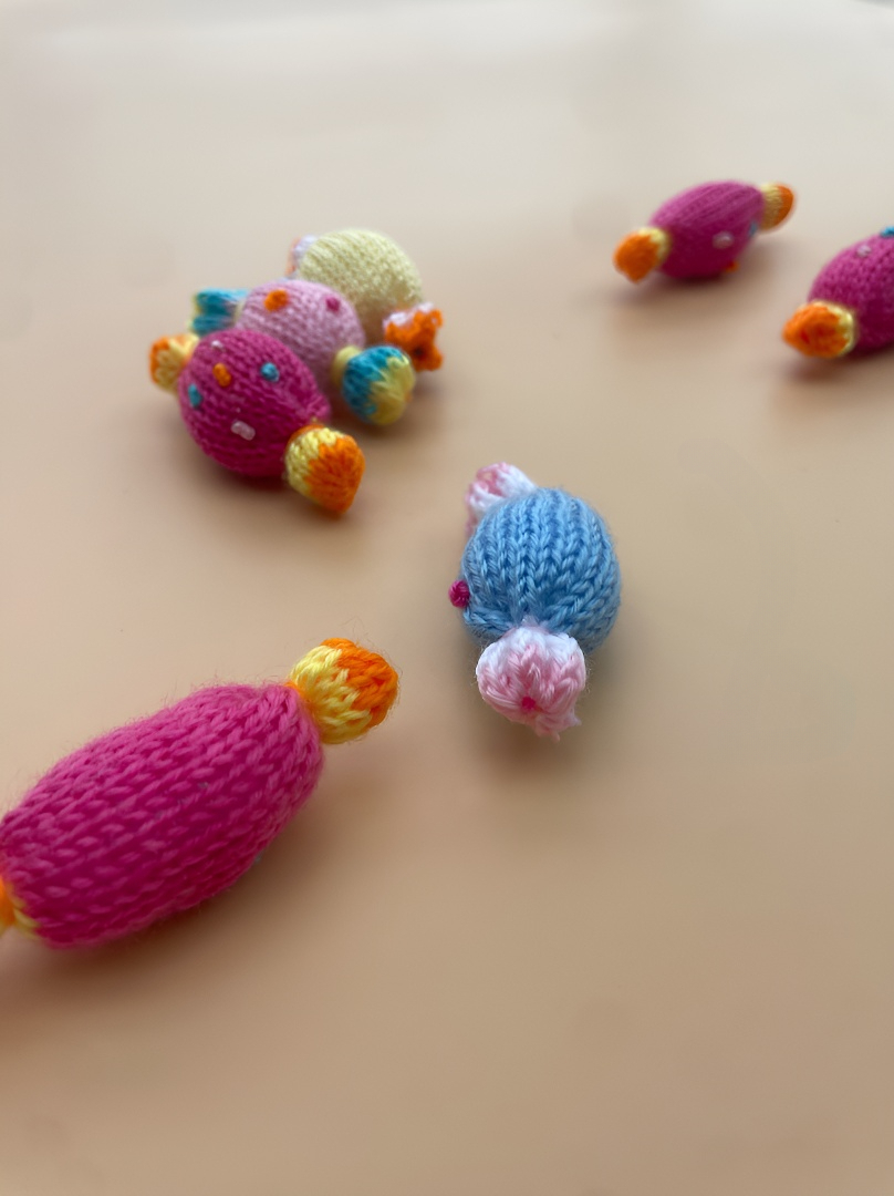 crocheted moon and star